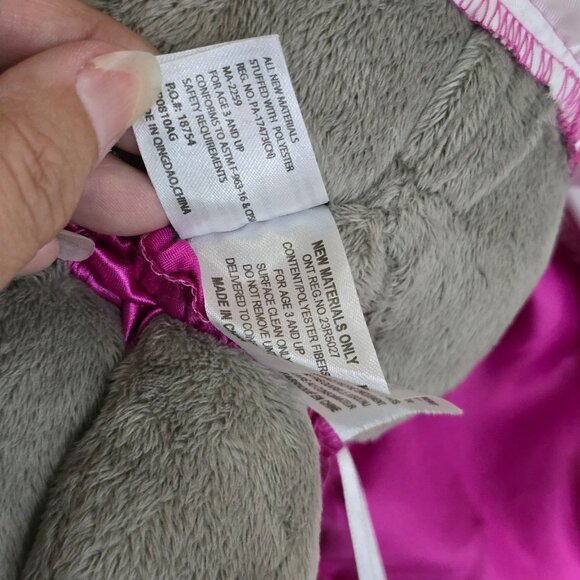Fiesta Great Wolf lodge 16" Violet the Wolf NWT Pink dress and undies tags plush - Picture 6 of 11